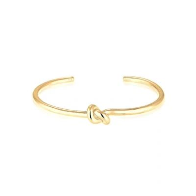 Abbildung von Elli KNOT Basic Armband goldcoloured, Damen, Größe: 17, Gold coloured