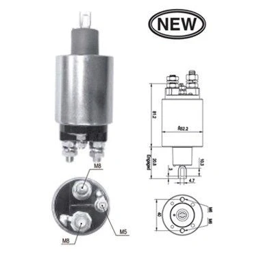 Abbildung von MAGNETI MARELLI 940113050539 Magnetschalter, Starter