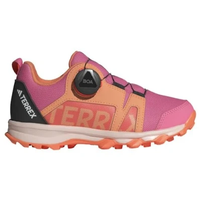 Abbildung von adidas Terrex Agravic BOA Trail Running Shoes Trailrunning Schuhe, pink Fusion/Putty Mauve/core Black, 36 2/3 EU