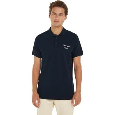 Abbildung von Tommy Jeans Poloshirt, Herren, Größe: 50, Dark night navy