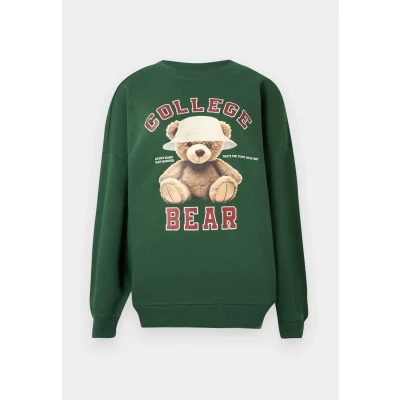 Abbildung von ONLY Onlbila O NECK Sweatshirt, Damen, Größe: Medium, Pineneedle