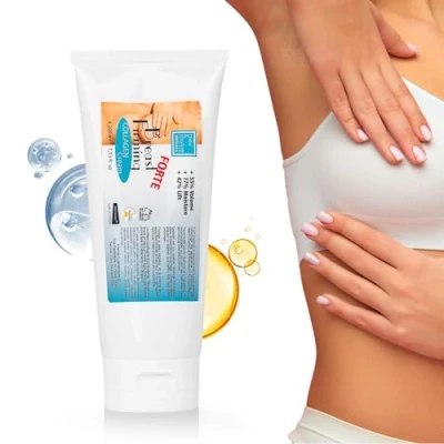 Abbildung von Bruststraffunkesscreme Forte mit Collagen &amp; Bockshornklee Straffung, Vergrößerung Creme für Brust Hals Dekolleté 227 ml Brustvergrößerung bh Breast Reshape