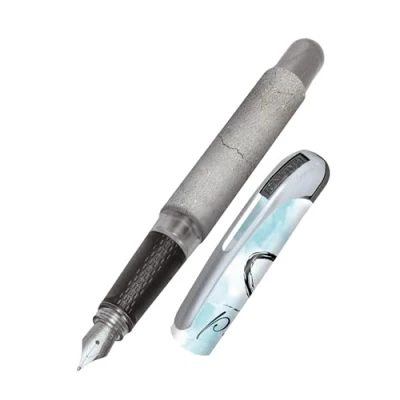 Abbildung von Online Füller College Peace, Tinten für Rechtshänder, ergonomisches Griffstück, Iridiumfeder medium, Standard Tintenpatronen, inkl. Kombipatrone blau, 1 Stück (1er Pack)