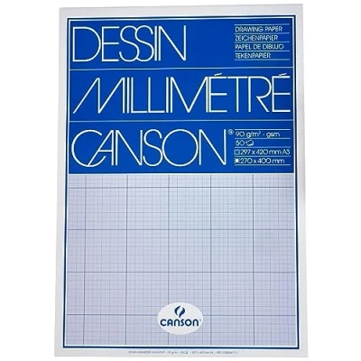 Abbildung von Canson 200067111 Millimeterpapier A3