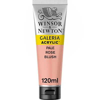 Abbildung von Winsor &amp; Newton 2131257 Galeria Acrylfarbe, hohe Pigmentierung, lichtecht, buttrige Konsistenz, 120ml Tube,HellRosa Rouge