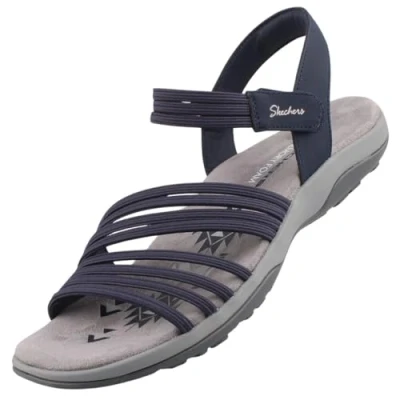 Abbildung von Skechers Reggae Slim Coffee Run Damen Sandalen Navy EU 39