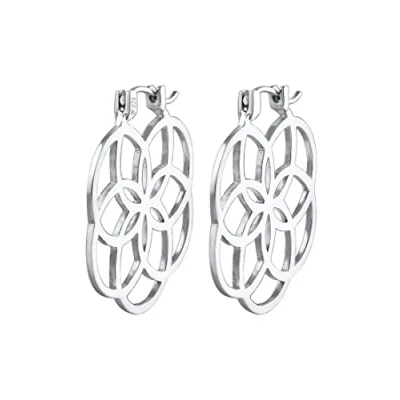Abbildung von Elli Ornament Ohrringe, Damen, Größe: One Size, Silber
