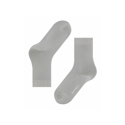 Abbildung von FALKE Damen Socken Cotton Touch W So Baumwolle einfarbig 1 Paar, Grau Silver 3290, 39 42