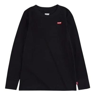 Abbildung von Levi&#039;s Batwing Chest HIT Langarmshirt für Kinder, Größe: 92, Black