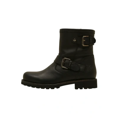 Abbildung von Panama Jack Felina Igloo Travelling Cowboy/Bikerstiefelette, Damen, Größe: 36, Black Schuhe