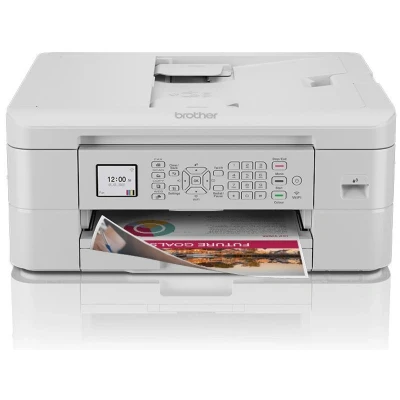 Abbildung von Brother MFC J1010DW 4 in 1 Farbtintenstrahl Multifunktionsgerät (Drucker, Scanner, Kopierer, Fax) Weiss 400 x 172 343 mm