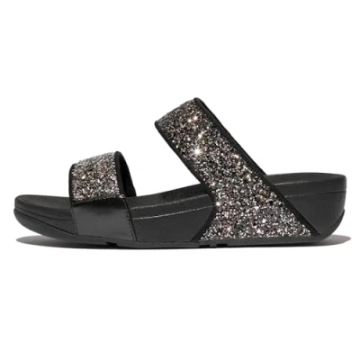 Abbildung von Fitflop LULU Multitonal Glitter Badesandale, Damen, Größe: 39, Black multi Schuhe