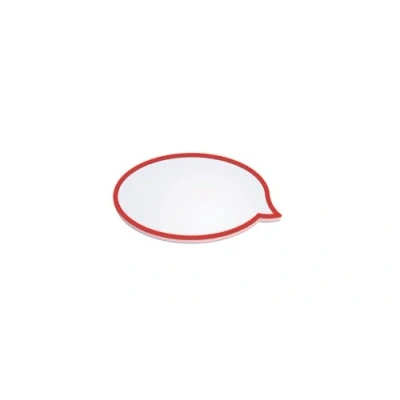 Abbildung von MAUL Moderationskarten Sprechblase 110 x 190 mm (50 Stück) Beschriftbare Karteikarten Coaching Karten Präsentationskarten Moderationskoffer Nachfüllpack 150 g/m² Papier Weiß