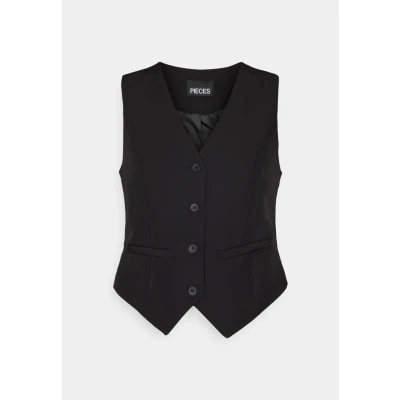 Abbildung von Pieces Pcbossy VEST Weste, Damen, Größe: XS, Black