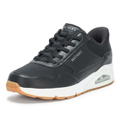 Abbildung von Skechers Herren Hands Free Slip ins UNO Banksia Sneaker, Schwarz, 47.5 EU
