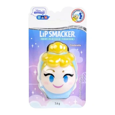 Abbildung von Lip Smacker Disney Emoji Flip Balms Collection Cinderella Lippenbalsam für Kinder Waldfrucht Geschmack süßes Geschenk Deine Freunde Single Lipbalm