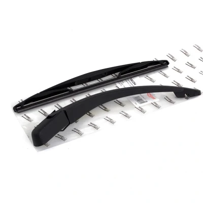 Abbildung von Wischarm, Scheibenreinigung Metzger 2190283 hinten mit integriertem Wischblatt, Kappe TOYOTA: Aygo, PEUGEOT: 107 Hatchback, CITROËN: C1 I