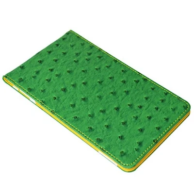 Abbildung von On Par Erwachsene Premium Golf Scorecard Halter Scorekartenhalter, Grün/Gelb, 18.5 x 11 cm
