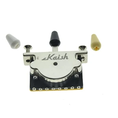 Abbildung von Dopro Gitarren Tonabnehmer mit Hebelschalter für Stratocaster und Tele 3 Plastic Tips