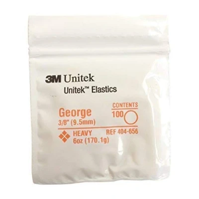 Abbildung von 3M Unitek, Mehrzweck Gummibänder, Heavy 6oz /170,1g (3/8&quot; (9,5mm)) George; Snorflex