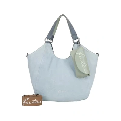 Abbildung von Fritzi aus Preußen Shopper MAXI Limited Shopping Bag, Damen, Größe: One Size, Washed denim
