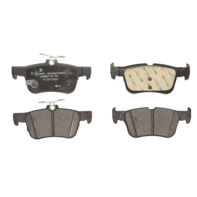 Abbildung von DELPHI LP3607 Bremsbelagsatz mit akustischer Verschleißwarnung Anti Quietsch Blech ohne Zubehör FORD: Focus Mk4 Turnier, Hatchback
