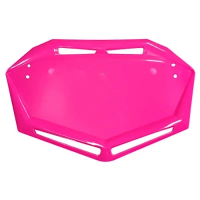 Abbildung von cyclingcolors Nummernschild Fahrradträgerplatte Startnummernhalter Platte Fahrrad BMX MTB Aero Design Number Plate, Rosa