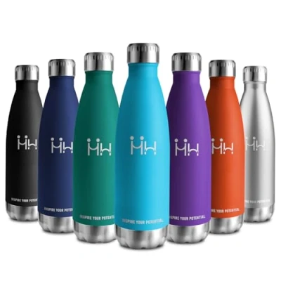 Abbildung von Thermoskanne 750ml, Metall Thermosflasche Doppelwandig, Kohlensäure Geeignet, Edelstahl Trinkflasche BPA Frei, Isolierflasche für Camping, Kinder, Fitness, Sprudel, Sport, Reisen, Jungs, Mädchen