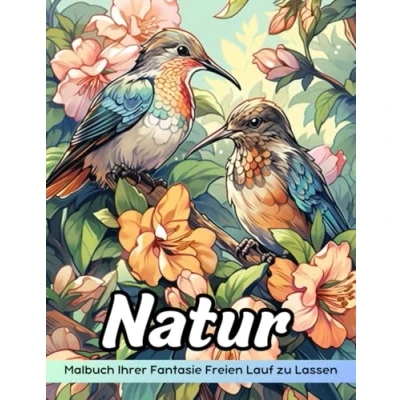 Abbildung von Natur Malbuch: Malvorlage „Natur“, Eine Ruhige Reise Durch Die Schönheit Der