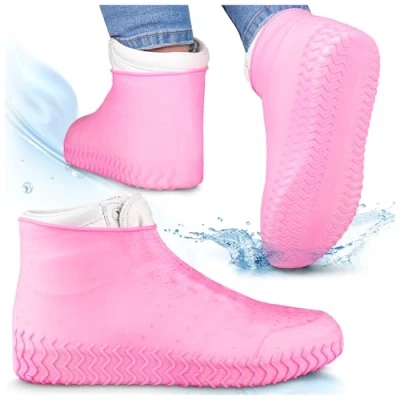Abbildung von SULPO Waterproof shoe covers Rain protection overshoes cover silicone shoes boot