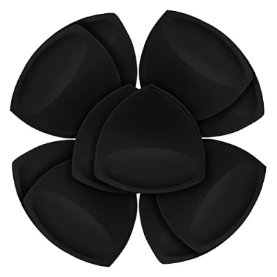 Abbildung von SKENGWEL 5 Paar BH Einlagen Bra Pads herausnehmbaren Sport BH,Bikinis Unterwäsche Einsätze (C/D Pairs Black)