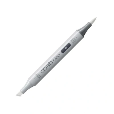 Abbildung von COPIC Ciao Marker Typ 0, Blender, vielseitiger Layoutmarker, mit einer mittelbreiten und Brush Spitze