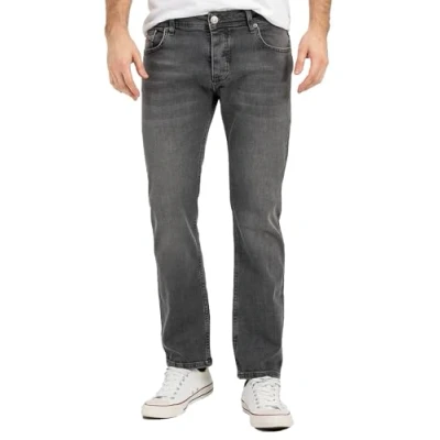 Abbildung von Lorenzo Loren Herren Jeans Regular Fit Stretch Männerhose Herrenjeans Denim Hosen Herrenhose Straight Cut Stonewashed LL 4010 Grau W40 L30