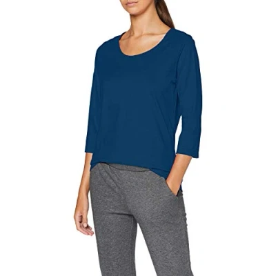 Abbildung von Trigema Damen 539505 Langarmshirt, Saphir c2c, XL EU