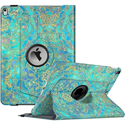 Abbildung von Fintie Hülle für iPad Air 10.5&quot; 2019 (3. Generation) / Pro 2017, 360 Grad verstellbare Schutzhülle mit eingebautem Pencil Halter, Auto Schlaf/Wach Funktion, Jade