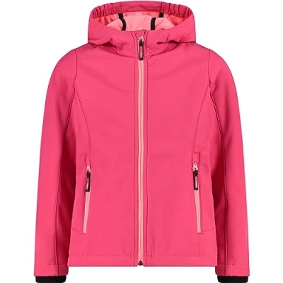 Abbildung von CMP Kid G Jacke mit fester Kapuze, Fuchsie, 164