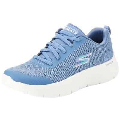 Abbildung von Skechers Damen GO Walk Flex Viva, Blauer Textilbesatz, 37 EU