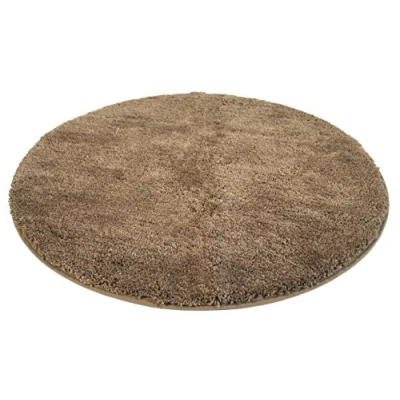 Abbildung von Kinzler J 10001/52 braun Badematte, Mikrofaser, 90 cm rund