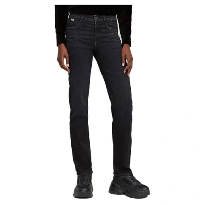Abbildung von G STAR Strace Jeans Straight Leg, Damen, Größe: 29x30, Worn in black vortex