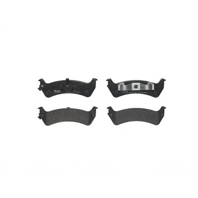 Abbildung von BREMBO P 24 042 Bremsbelagsatz mit akustischer Verschleißwarnung Kolbenclip ohne Zubehör JEEP: Grand Cherokee I, FORD USA: Explorer Mk2