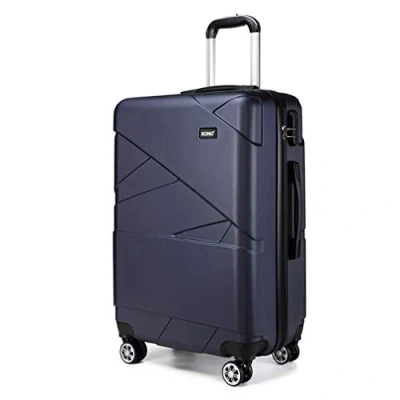 Abbildung von KONO Hartschalenkoffer Reisekoffer 100% ABS Koffer 40 Liter Handgepäck Trolleys 55 x 35 22cm kabinenkoffer 4 Spinnerräder Rollkoffer Teleskopgriff Suitcase