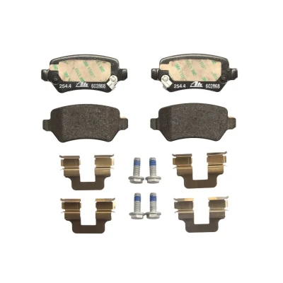 Abbildung von ATE 13.0460 2868.2 Bremsbelagsatz mit akustischer Verschleißwarnung Bremssattelschrauben Zubehör OPEL: Zafira B, Astra H Hatchback, Meriva A