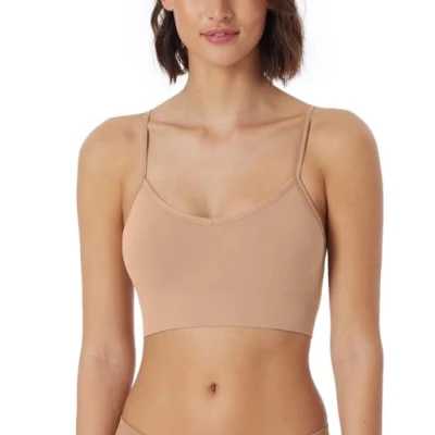 Abbildung von Schiesser Damen Bustier Mit Removable Pads Nahtlos Casual Seamless Sport BH, Maple_181102, S EU