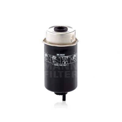 Abbildung von MANN FILTER WK 8038 Kraftstofffilter Anschraubfilter LAND ROVER: Defender Off Road, Platform / Chassis, Pickup