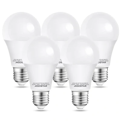 Abbildung von Aigostar Led E27 Warmweiß 15W Leuchtmittel Birne Lampe 3000K 1500 Lumen Abstrahlwinkel 280 Grad A60 Glühbirnen Tropfen 5 Stücke Energiesparend