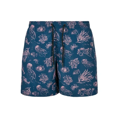 Abbildung von Urban Classics Pattern Badeshorts, Herren, Größe: 4XL, Nautical aop