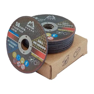 Abbildung von Merryland Trennscheibe 50mm Metall Edelstahl Stahl für Winkelschleifer, 50 X 1,0 mm Dünn Flexscheibe Gerade 10 Stück, Experten Line E13151022