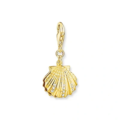 Abbildung von Thomas Sabo Charm Anhänger Muschel vergoldetes Silber 1893 445 14