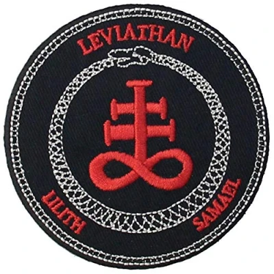 Abbildung von Satanische Magie Bestickter Aufnäher zum Aufbügeln/Annähen