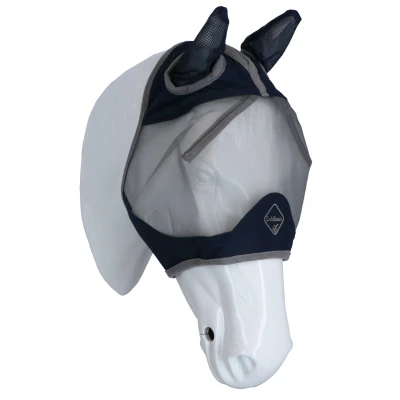 Abbildung von LeMieux Fliegenmaske Amour Shield Pro mit Ohren Navy L